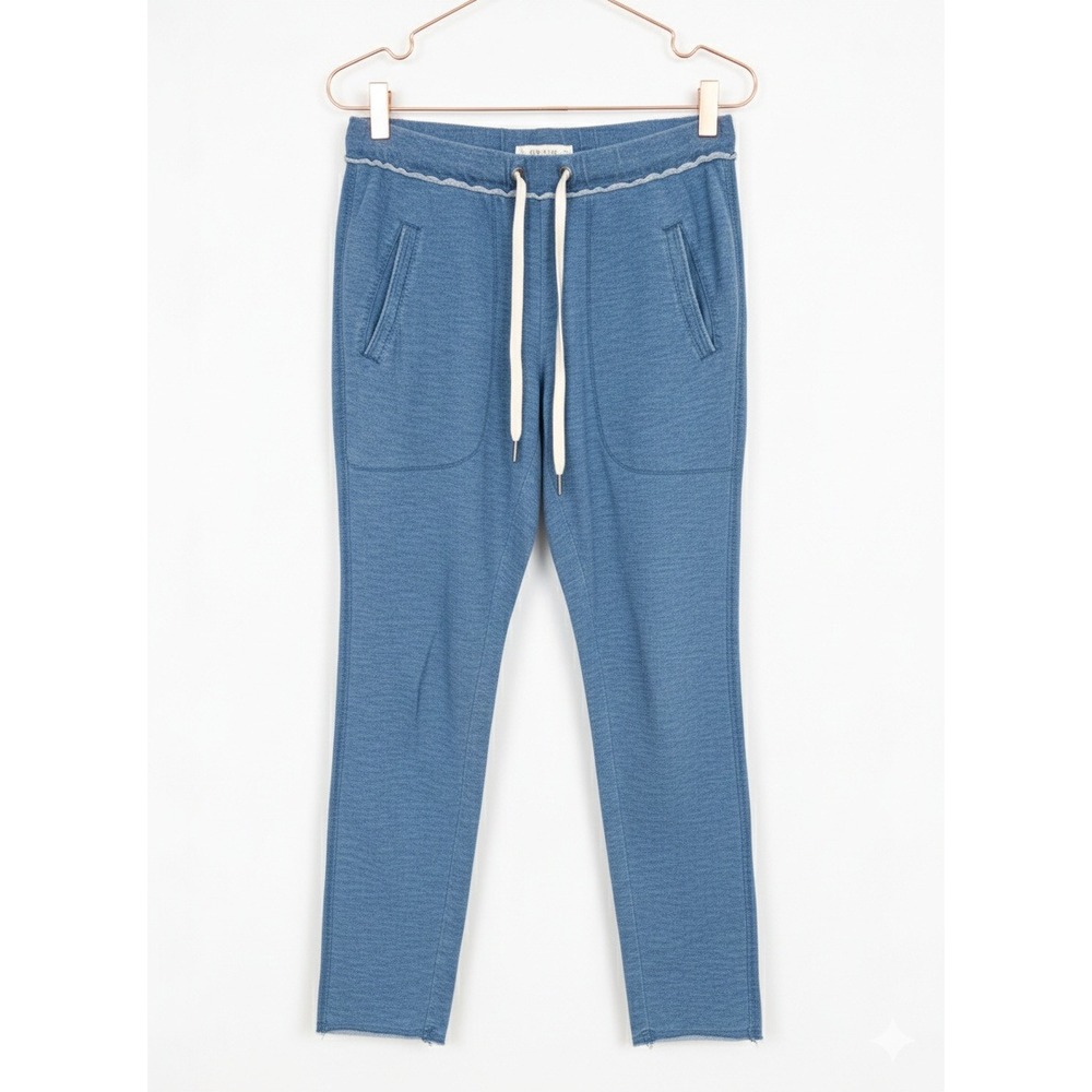 Cloth & Stone Blue Tencel Blend Drawstring Jogger Pants XS
